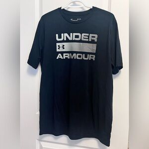 Under Armour Black and Gray Men's Tee